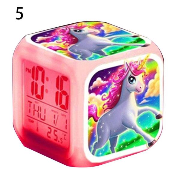 cute colorful cartoon unicorn alarm clocks led light alarm clock cartoon clock boys girls toys
cute colorful cartoon unicorn alarm clocks led light alarm clock cartoon clock boys girls toys