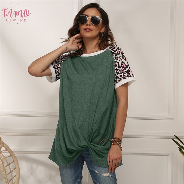 leopard short sleeve t shirt women tie tee fashion summer loose tee shirts women clothes 2020 long t shirt o t, White
leopard short sleeve t shirt women tie tee fashion summer loose tee shirts women clothes 2020 long t shirt o t, White