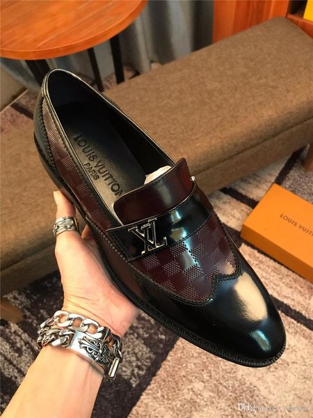 19ss brands luxury leather slip-on men's business shoe pointed toe dress shoes fashion bullock shoes oxford shoes size 38-45 yecq4, Black
19ss brands luxury leather slip-on men's business shoe pointed toe dress shoes fashion bullock shoes oxford shoes size 38-45 yecq4, Black