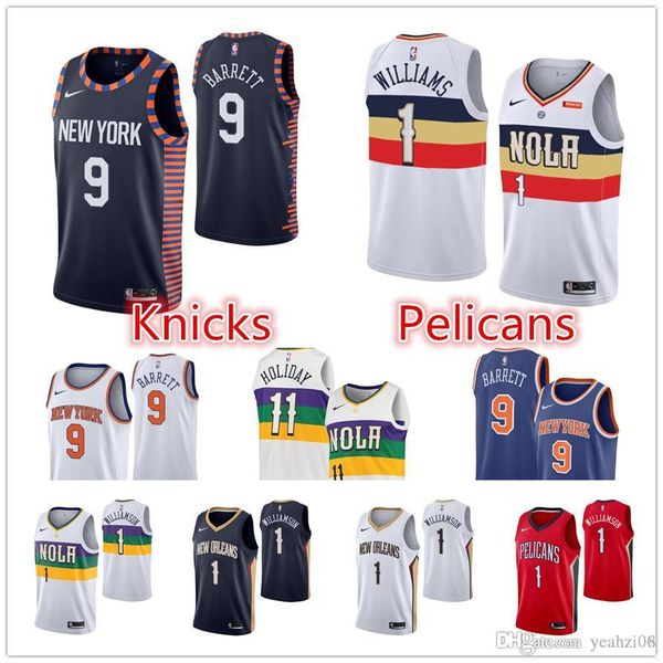 men's new orleans zion #1 williamson pelicans jrue 11 holiday lonzo 2 ball new knicks r.j rj barrett york basketball jerseys, Black;blue
men's new orleans zion #1 williamson pelicans jrue 11 holiday lonzo 2 ball new knicks r.j rj barrett york basketball jerseys, Black;blue