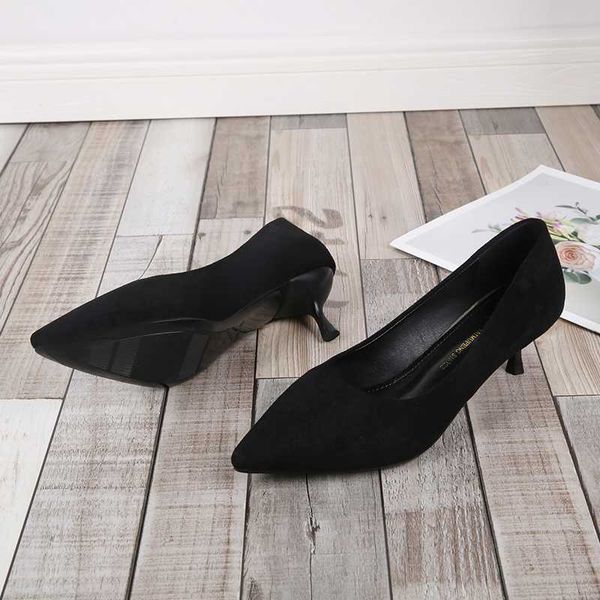 new spring and autumn ladies high heels frosted leather pointed toe wild mature fashion women's shoes w27-04, Black
new spring and autumn ladies high heels frosted leather pointed toe wild mature fashion women's shoes w27-04, Black