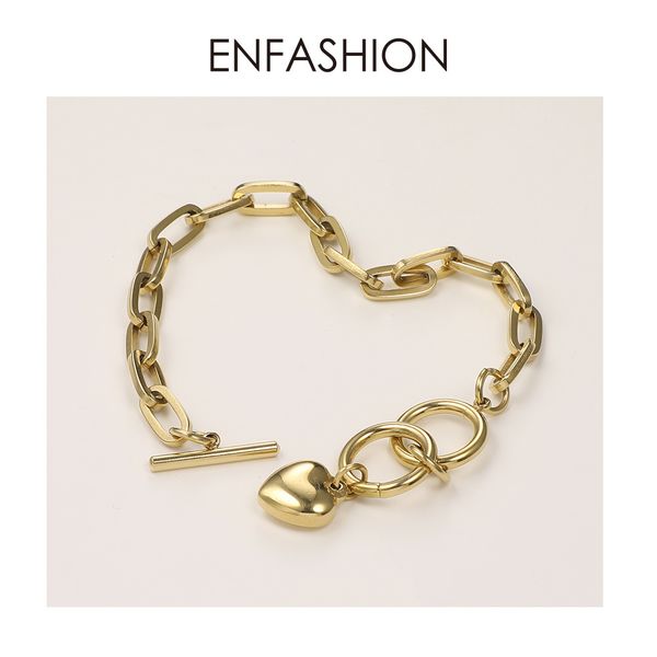 enfashion good luck heart bracelet femme gold color stainless steel bracelets for women fashion jewelry friends gifts b192045, Golden;silver
enfashion good luck heart bracelet femme gold color stainless steel bracelets for women fashion jewelry friends gifts b192045, Golden;silver