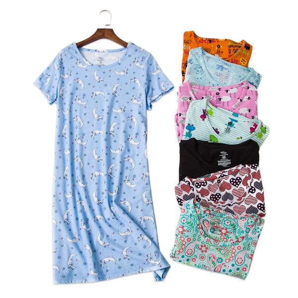 summer women nightdress home dress plus size loose short sleeve 100% cotton sleepwear pyjamas night wear women nightgowns, Black;red
summer women nightdress home dress plus size loose short sleeve 100% cotton sleepwear pyjamas night wear women nightgowns, Black;red