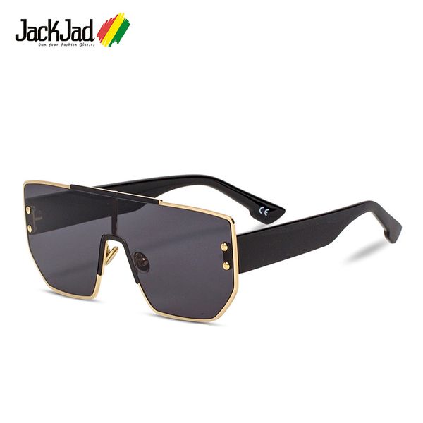 jackjad 2019 fashion modern cool square shield style sunglasses rivets two dots popular brand design sun glasses oculos de sol y200420, White;black
jackjad 2019 fashion modern cool square shield style sunglasses rivets two dots popular brand design sun glasses oculos de sol y200420, White;black