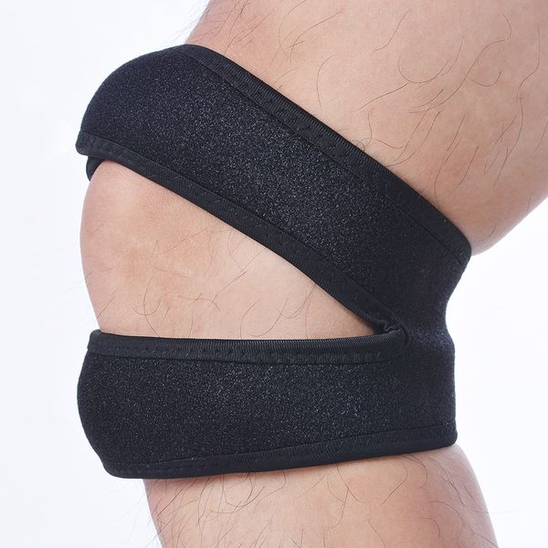 dual knee strap sports sacral belt absorbing pressure knee protection fitness gear basketball football mountaineering new, Black;gray
dual knee strap sports sacral belt absorbing pressure knee protection fitness gear basketball football mountaineering new, Black;gray