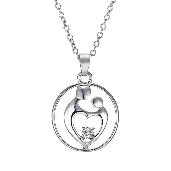 love you mom zircon crystal pendant necklaces mom baby ever fashion jewelry mother day gift, Silver
love you mom zircon crystal pendant necklaces mom baby ever fashion jewelry mother day gift, Silver
