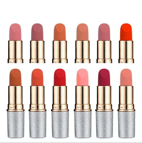 12 color lipstick bullet shape mini lip gloss waterproof mate cosmetic products for ladys lip makeup
12 color lipstick bullet shape mini lip gloss waterproof mate cosmetic products for ladys lip makeup