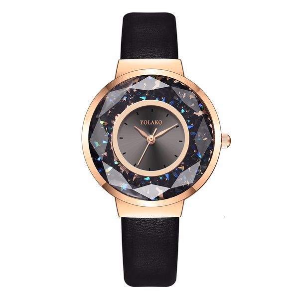 selling women moving diamond watch luxury ladies quartz wrist watches yolako clock reloj mujer, Slivery;brown
selling women moving diamond watch luxury ladies quartz wrist watches yolako clock reloj mujer, Slivery;brown