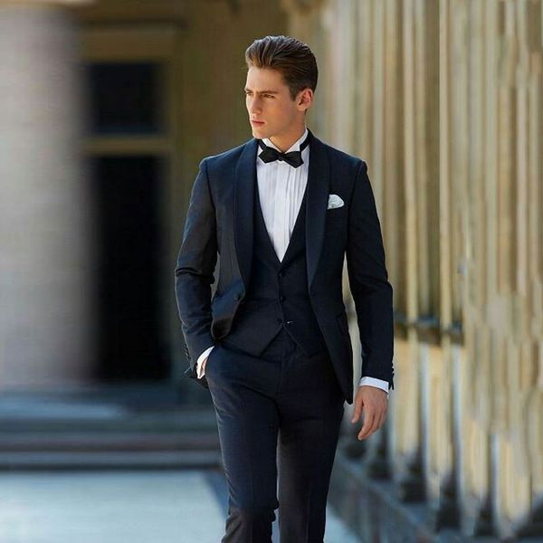 latest design black wedding tuxedos suits for groom wear shawl lapel groomsmen attire man blazers 3piece trajes de hombre costume homme, Black;gray
latest design black wedding tuxedos suits for groom wear shawl lapel groomsmen attire man blazers 3piece trajes de hombre costume homme, Black;gray