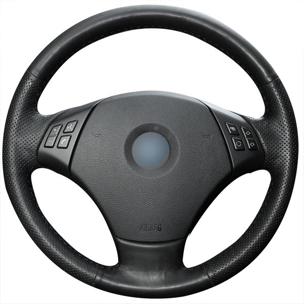 hand-stitched black artificial leather anti-slip soft comfortable car steering wheel cover for e90 320 318i 320i 325i 330i
hand-stitched black artificial leather anti-slip soft comfortable car steering wheel cover for e90 320 318i 320i 325i 330i