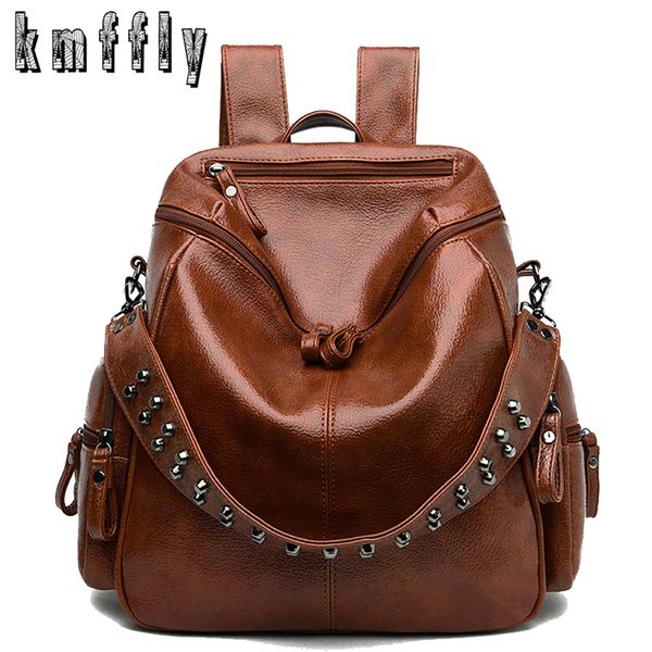 vintage leather backpack women large capacity travel backpack bookbag fashion rivets school bags for girls shoulder bags mochila
vintage leather backpack women large capacity travel backpack bookbag fashion rivets school bags for girls shoulder bags mochila