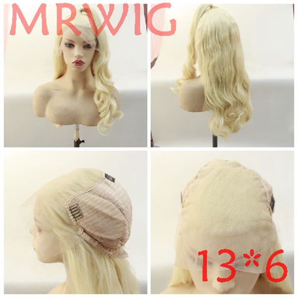 mrwig длинные волнистые светлые волосы цвет 13*6 дюймов синтетические кружева фронт парик шнурка свободная часть быть окрашены термостойкие, Black
mrwig длинные волнистые светлые волосы цвет 13*6 дюймов синтетические кружева фронт парик шнурка свободная часть быть окрашены термостойкие, Black