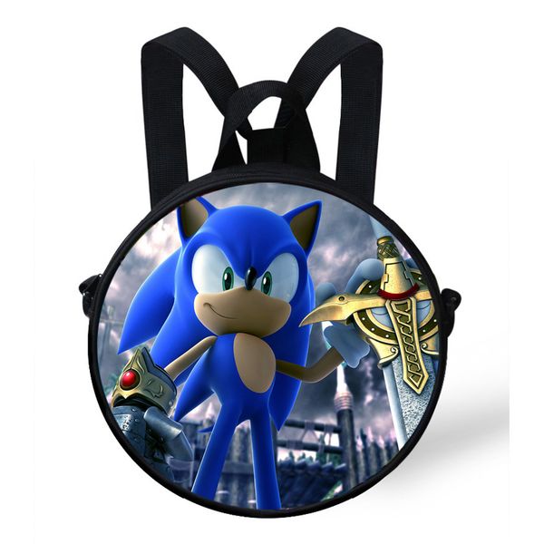 9inch popular cartoon print backpack for baby boys girls sonic round bag for preschool children kindergarten bag kids
9inch popular cartoon print backpack for baby boys girls sonic round bag for preschool children kindergarten bag kids