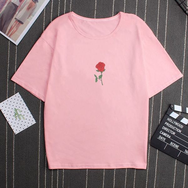 2019 short-sleeved t- shirt women's base shirt student clothes women's fashion, White
2019 short-sleeved t- shirt women's base shirt student clothes women's fashion, White