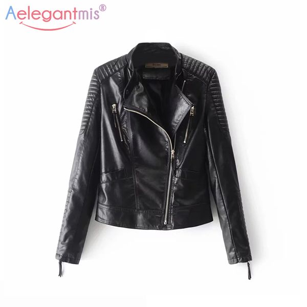 aelegantmis fashion new women autumn winter black faux leather jackets casual pu leather jacket female pink biker jackets coat
aelegantmis fashion new women autumn winter black faux leather jackets casual pu leather jacket female pink biker jackets coat
