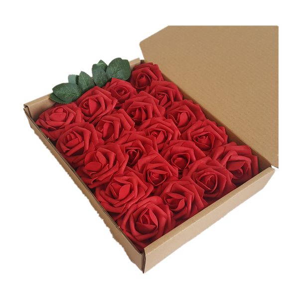 60pcs 3boxes 13colors artificial rose pe foam fake flower for diy bouquet wedding car wedding wristband wall sencery festival supplies props
60pcs 3boxes 13colors artificial rose pe foam fake flower for diy bouquet wedding car wedding wristband wall sencery festival supplies props