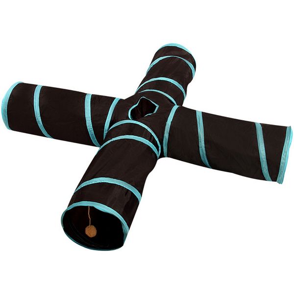 4 hole foldable pet tunnel cat kitten toy folding wrinkle cat play tunnel toy pet supplies for cats and small dogs
4 hole foldable pet tunnel cat kitten toy folding wrinkle cat play tunnel toy pet supplies for cats and small dogs