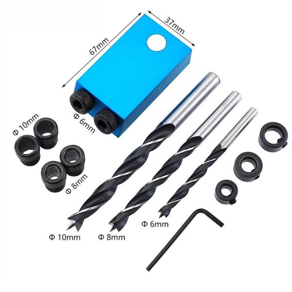 pocket hole jig replaceable 6 8 10mm drill guide magnetic back dowel jig kit wood drill for wood jointing
pocket hole jig replaceable 6 8 10mm drill guide magnetic back dowel jig kit wood drill for wood jointing