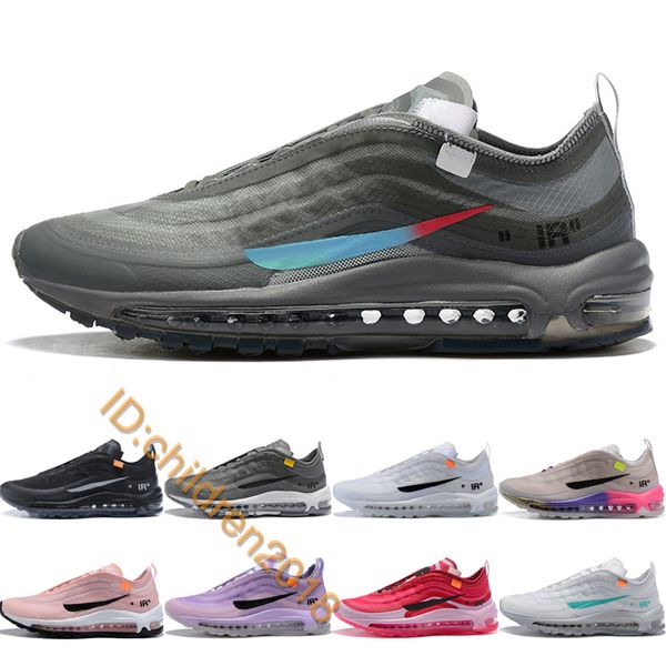 

97 bullet off menta running shoes for men women brand 2019 air cushion 97s trainers black white queen sneakers size 36-45