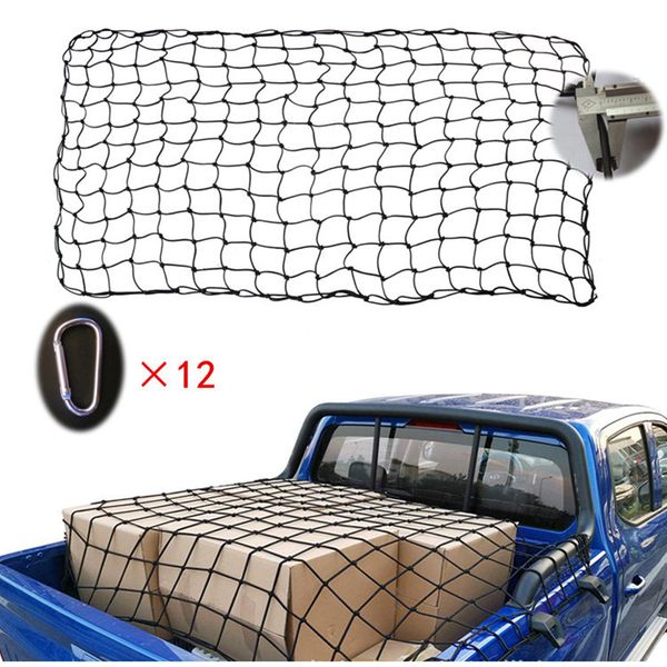 12pcs d clip carabiners 4mm/5mm latex cargo net 12 carabiners 216 holes elastic mesh for truck luggage packaging
12pcs d clip carabiners 4mm/5mm latex cargo net 12 carabiners 216 holes elastic mesh for truck luggage packaging