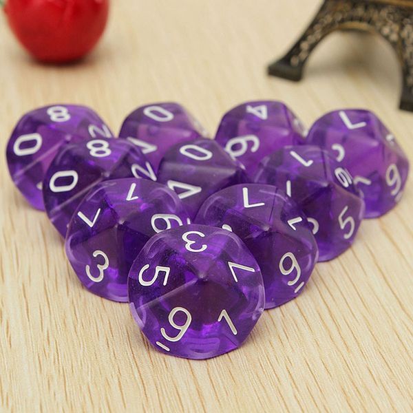10-кубики d10 ten стор gem dice die для rpg dungeonsdragons совета настольные игры (7 цветов, Black
10-кубики d10 ten стор gem dice die для rpg dungeonsdragons совета настольные игры (7 цветов, Black