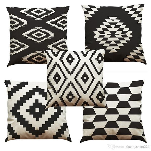 black and white lattice linen cushion cover home office sofa square pillow case decorative cushion covers pillowcases without insert(18*18
black and white lattice linen cushion cover home office sofa square pillow case decorative cushion covers pillowcases without insert(18*18