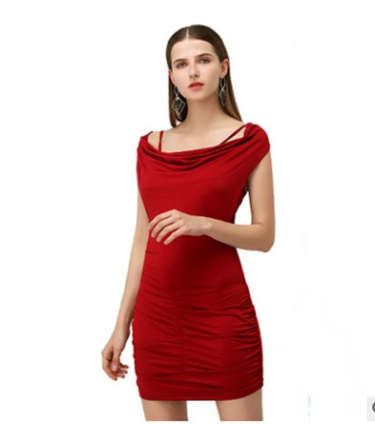 summer 2019 europe cute cute style and the fashion leisure america fashion one-word shoulder strap sheath dress, Black;gray
summer 2019 europe cute cute style and the fashion leisure america fashion one-word shoulder strap sheath dress, Black;gray
