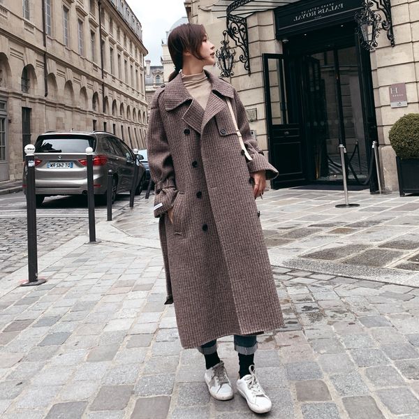 fashion brand korean style retro loose long windbreaker, the son jacket 2019 fall winter new, fur coat, chic female windbreake, Black
fashion brand korean style retro loose long windbreaker, the son jacket 2019 fall winter new, fur coat, chic female windbreake, Black