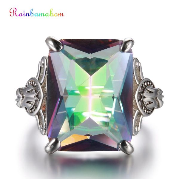 rainbamabom retro 925 solid sterling silver mystic rainbow z gemstone wedding engagement carved ring fine jewelry wholesale, Golden;silver
rainbamabom retro 925 solid sterling silver mystic rainbow z gemstone wedding engagement carved ring fine jewelry wholesale, Golden;silver