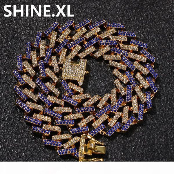 15mm multicolor miami cuban chain necklace exaggerated personality imitation gold diamonds mens hip hop jewelry gift, Silver
15mm multicolor miami cuban chain necklace exaggerated personality imitation gold diamonds mens hip hop jewelry gift, Silver