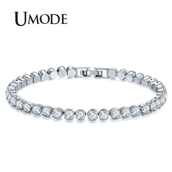 link, chain umode fashion colorful round zircon crystal bracelets for women white gold cz jewelry pulseras mujer aub0175, Black
link, chain umode fashion colorful round zircon crystal bracelets for women white gold cz jewelry pulseras mujer aub0175, Black