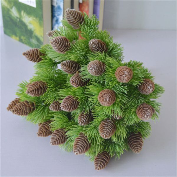 artificial plastic pine 7 branches pine nuts cones fake plants tree for christmas party decoration faux grass xmas home decor
artificial plastic pine 7 branches pine nuts cones fake plants tree for christmas party decoration faux grass xmas home decor