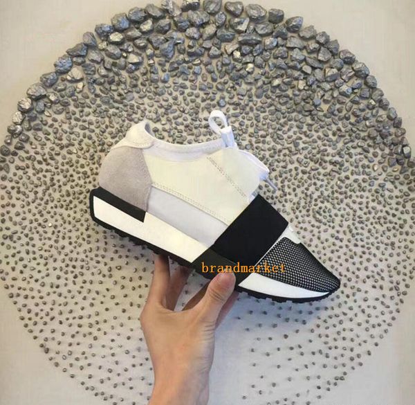 fashion designer woman shoes casual man sneaker new patchwork mesh leather red white chaussure femme size 35-46 with box, Black
fashion designer woman shoes casual man sneaker new patchwork mesh leather red white chaussure femme size 35-46 with box, Black
