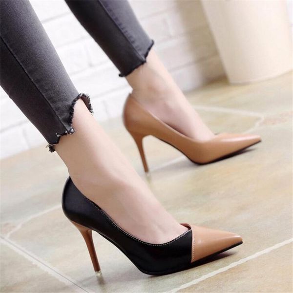 2020 women pumps fashion spell color high heels single shoes female spring summer patent leather wedding party shoes woman, Black
2020 women pumps fashion spell color high heels single shoes female spring summer patent leather wedding party shoes woman, Black