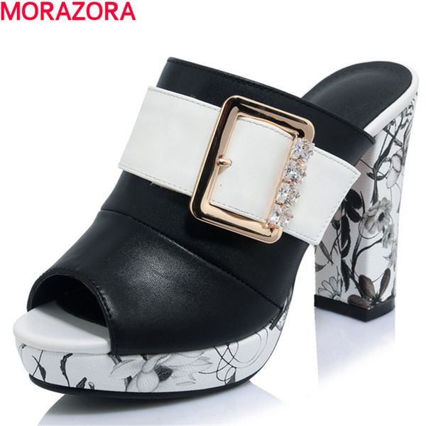 morazora platform shoes high heels sandals women pu summer shoes party shoes rhinestone buckle big size 34-42, Black
morazora platform shoes high heels sandals women pu summer shoes party shoes rhinestone buckle big size 34-42, Black