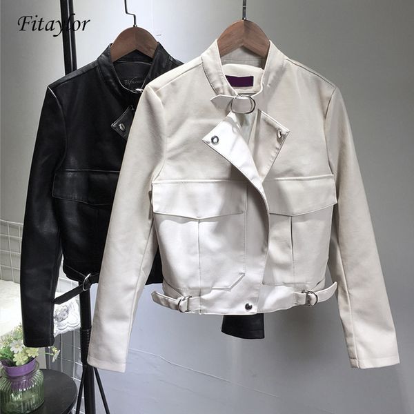 fitaylor 2019 spring autumn women faux soft leather jacket long sleeve black biker coat pocket design motorcycle pu jacket
fitaylor 2019 spring autumn women faux soft leather jacket long sleeve black biker coat pocket design motorcycle pu jacket