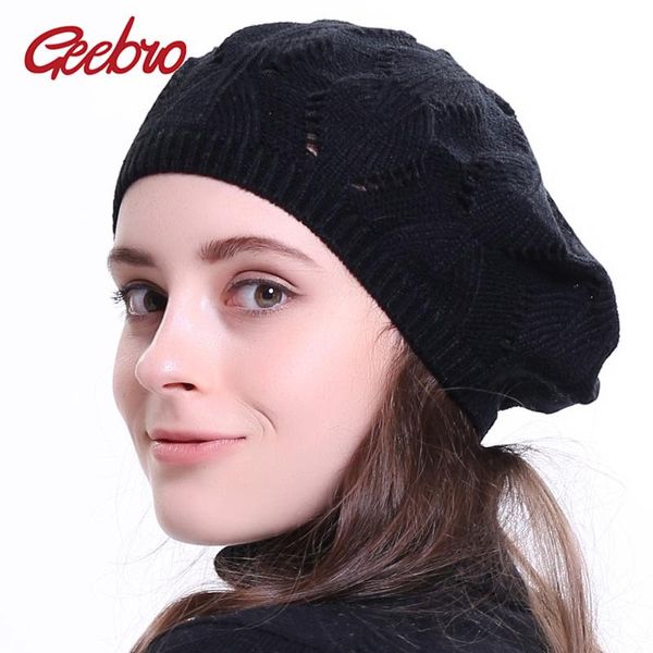 geebro women's plain color knit beret hat spring casual soft acrylic berets for women ladies french artist beanie beret hats, Blue;gray
geebro women's plain color knit beret hat spring casual soft acrylic berets for women ladies french artist beanie beret hats, Blue;gray