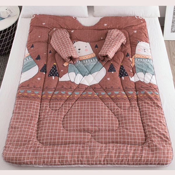 lazy quilt with sleeves blanket cape cloak nap blanket dormitory mantle 150x200cm p7ding
lazy quilt with sleeves blanket cape cloak nap blanket dormitory mantle 150x200cm p7ding