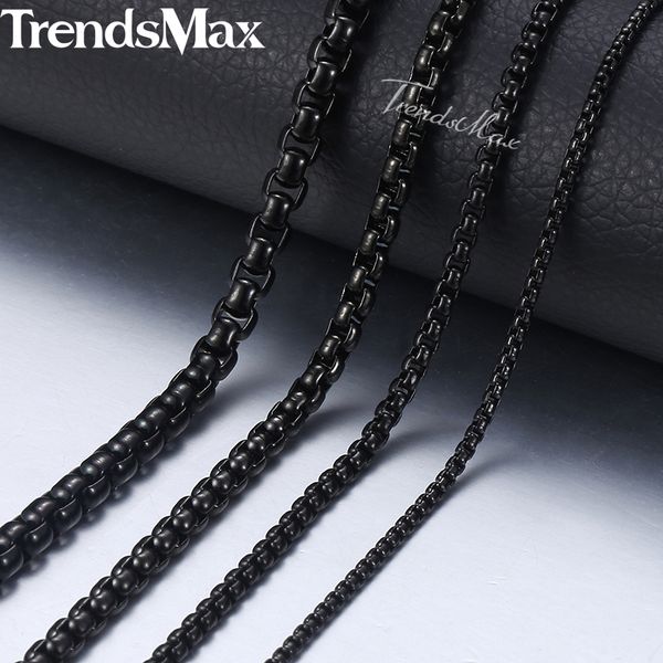 personalized 2-5mm black box chain necklace for men stainless steel necklace men's wholesale jewelry 18-36" knm118, Silver
personalized 2-5mm black box chain necklace for men stainless steel necklace men's wholesale jewelry 18-36" knm118, Silver
