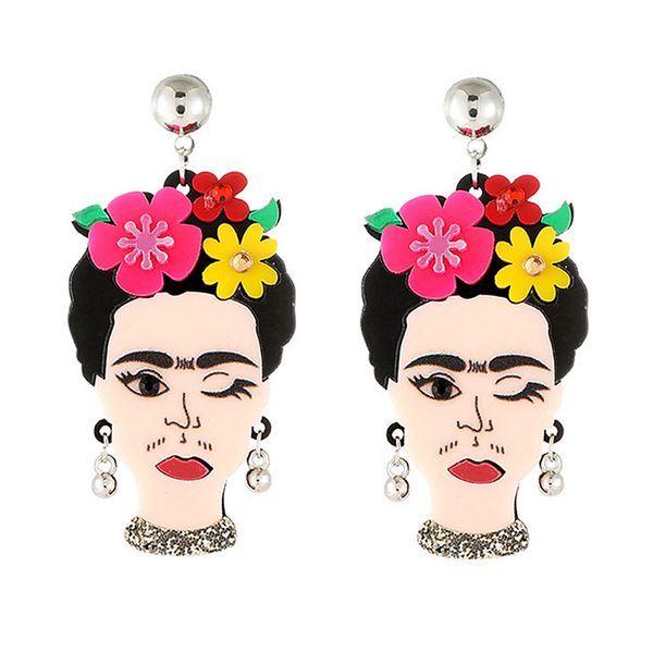statement lady head with flowers drop earrings for women girls vintage mexico figure long dangle earrings fashionparty jewelry, Silver
statement lady head with flowers drop earrings for women girls vintage mexico figure long dangle earrings fashionparty jewelry, Silver
