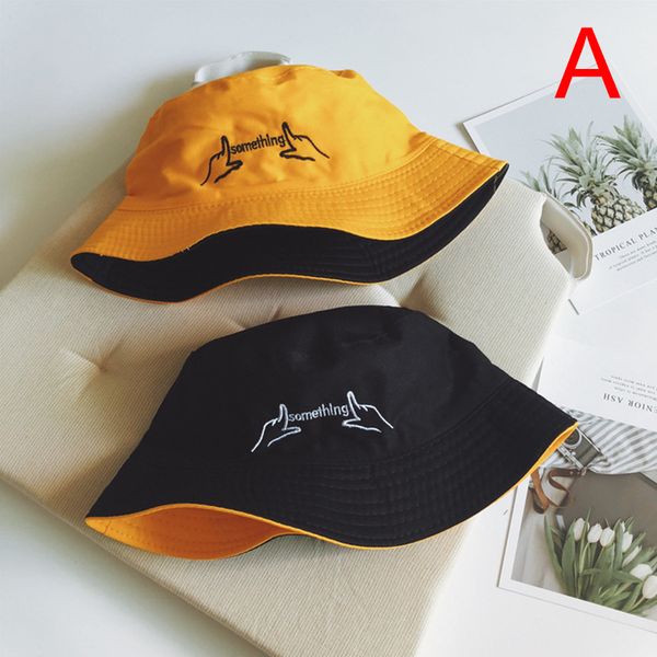 double sided wear finger something embroidery panama bucket hat men women summer bucket cap hip hop hat fisherman, Blue;gray
double sided wear finger something embroidery panama bucket hat men women summer bucket cap hip hop hat fisherman, Blue;gray