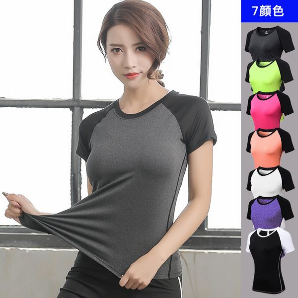 women yoga sport shirt fitness gym long sleeve sport fitness women t shirt running tights sports jerseys tee femme, White;red
women yoga sport shirt fitness gym long sleeve sport fitness women t shirt running tights sports jerseys tee femme, White;red