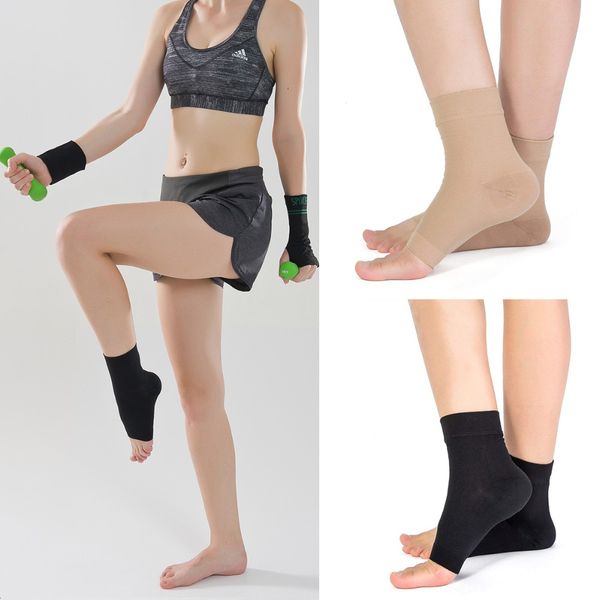 ankle support compression sleeve brace sprain gym socks foot protector 1pair, Blue;black
ankle support compression sleeve brace sprain gym socks foot protector 1pair, Blue;black