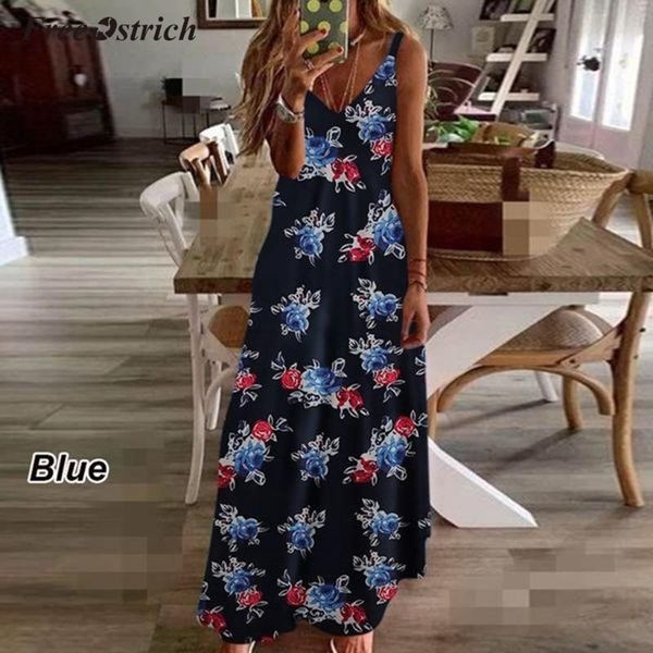ostrich women's casual dress summer dress bohemia printed flower beach women n30, Black;gray
ostrich women's casual dress summer dress bohemia printed flower beach women n30, Black;gray