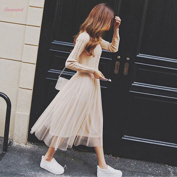 autumn sweater dress women winter long sleeve solid knitted sweater dress mesh patchwork elegant casual office long dress, Black;gray
autumn sweater dress women winter long sleeve solid knitted sweater dress mesh patchwork elegant casual office long dress, Black;gray