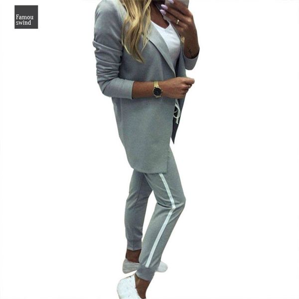set taovk womens suits turn down collar jacket white striped pant two pieces pant suits womans sport costumes feminine clothes
set taovk womens suits turn down collar jacket white striped pant two pieces pant suits womans sport costumes feminine clothes