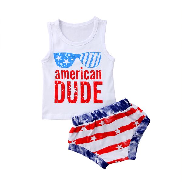 new independence day baby boys outfits kids sleeveless letter vest +stripe shorts 2pcs set
new independence day baby boys outfits kids sleeveless letter vest +stripe shorts 2pcs set