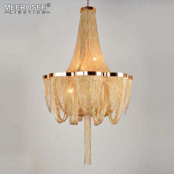 new arrival modern golden chandelier light post chain aluminum suspension pendant hanging drop lustre for living room l project lights 
new arrival modern golden chandelier light post chain aluminum suspension pendant hanging drop lustre for living room l project lights