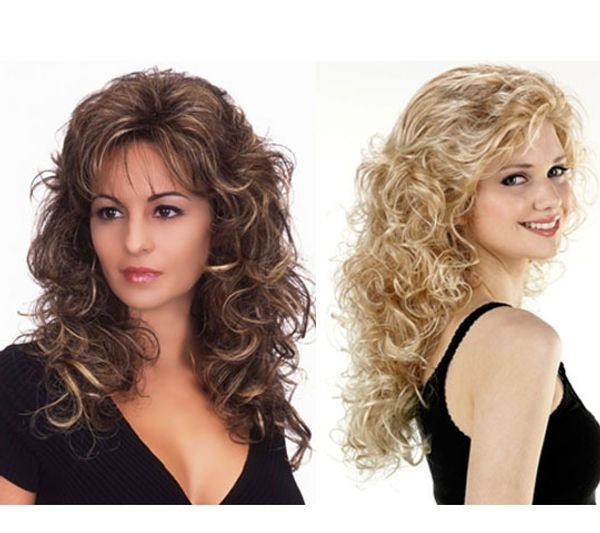 long brown wig with neat bangs synthetic curly synthetic blond wigs for women false beautiful hair, Black
long brown wig with neat bangs synthetic curly synthetic blond wigs for women false beautiful hair, Black