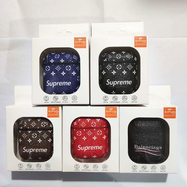 for airpods leather case sup brand protector cover with anti-lost buckle for air pods earphones i9s tws retail box pack dhl
for airpods leather case sup brand protector cover with anti-lost buckle for air pods earphones i9s tws retail box pack dhl